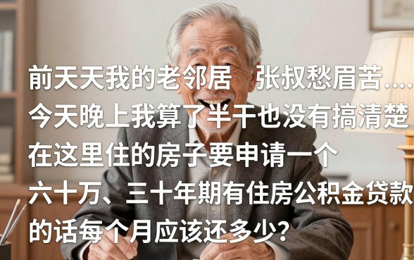 住房公积金贷款60万30年每月还多少,枚举5个无视风控8000必下口子