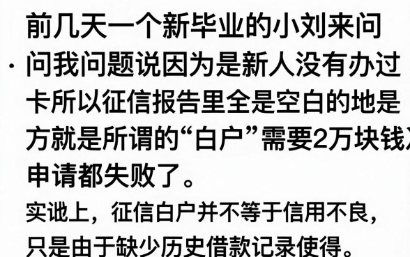 征信白户能申请什么网贷，筛选5个黑户急需三万秒到的的软件