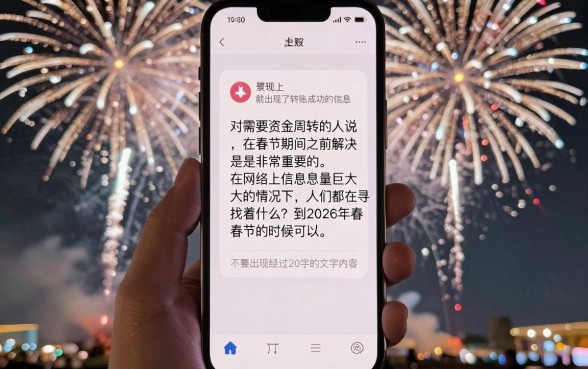 2026过年能下钱的口子，鼎力推荐5个黑户都能下的口子