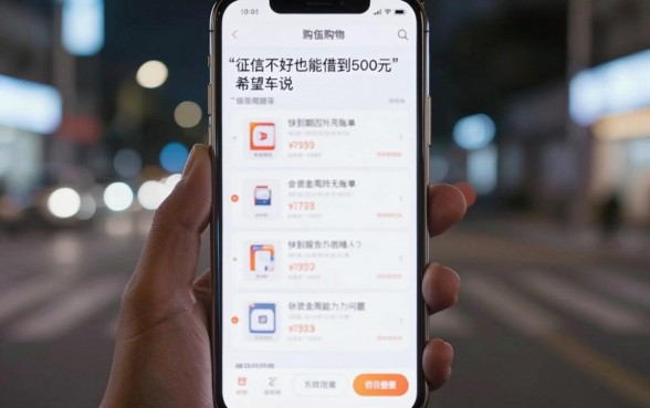 征信差借500必下款吗，整理五个手机可以临时借钱的app