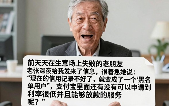 黑户支付宝里贷款平台哪个利息低，甄选5个无视黑花半夜下款的网贷口子