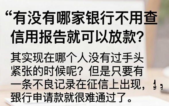 有银行不查征信就能放贷吗，遴选五个真正无视逾期大数据的网贷平台