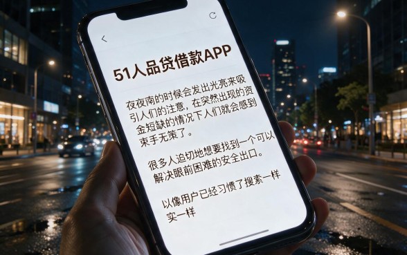 像51人品贷借款app下载一样安全的借钱口子，详尽说明五个不看征信无视黑白百分百下款