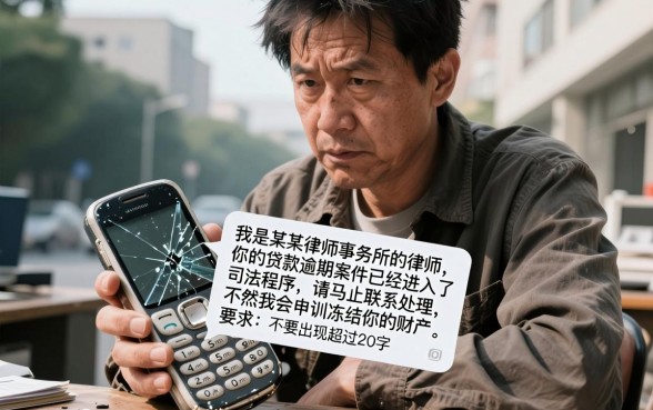 贷款逾期自称律师发短信，细致阐述五个网贷容易下款18岁的平台