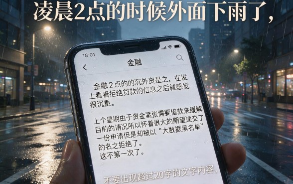大数据黑了能下的贷款口子，概括5个不上征信的贷款app