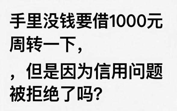 借1000必下款的口子有哪些，精选5个借钱平台不看综合评估的口子