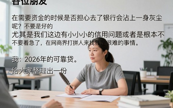 2026靠谱的网贷口子1一12月，汇整五个极速审核的网贷平台
