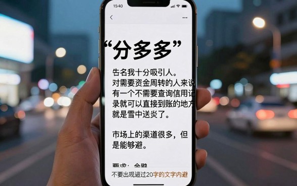 应用宝直接下载的新口子分多多，理出5个不上征信报告的贷款口子