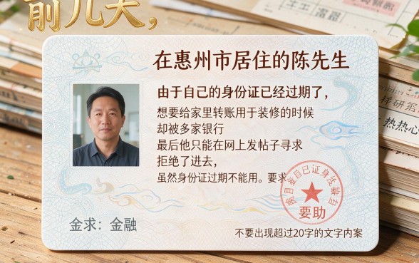 身份证过期没办法借钱，归纳五个能百分百通过的网贷软件