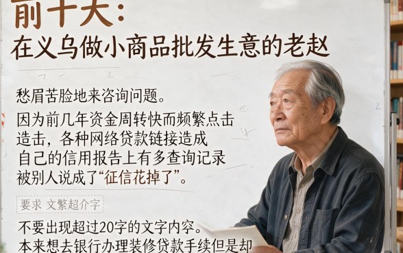 征信黑花了社会会怎么样，规整五个征信花居然都下款的软件