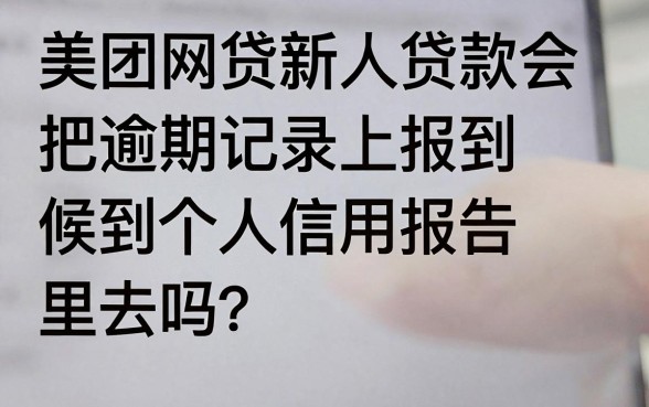 美团网贷不逾期上征信吗，精选五个19岁贷款容易过审批的平台