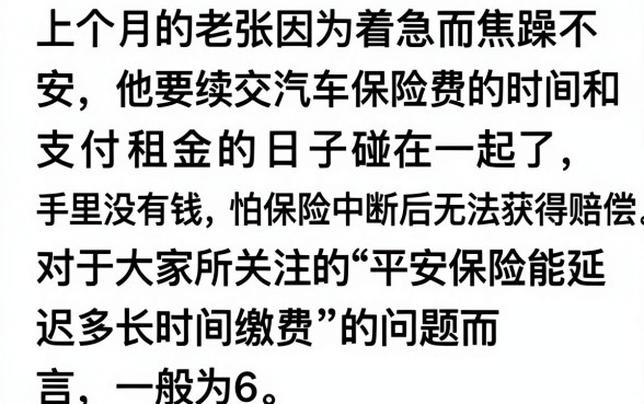 平安保险可以逾期多久缴费，细致阐述5个黑户0门槛贷款app