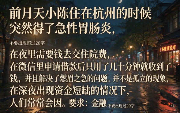 半夜微信秒下款的口子，精选5个靠谱借钱利器