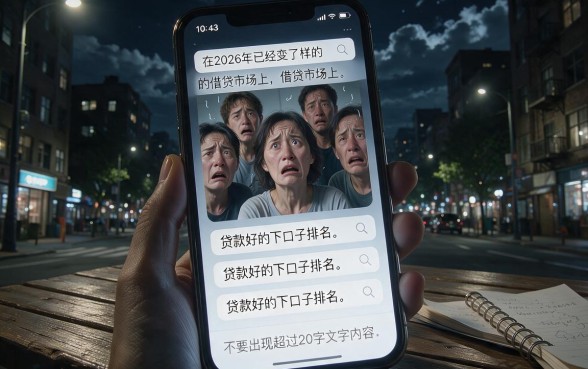 贷款好下的口子排名2026，罗列五个20岁借钱不求征信速借app