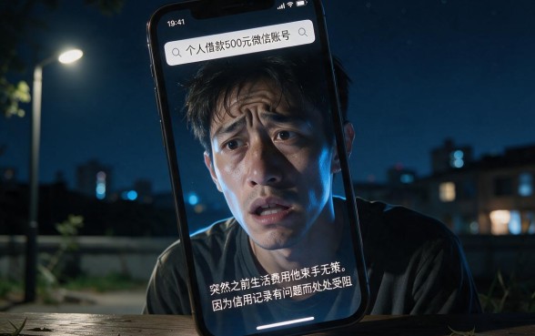 私人借款500元微信号，细致阐述5个黑户0门槛贷款软件