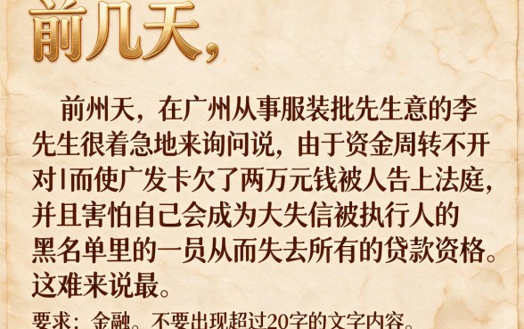 广发信用卡欠款2万起诉后，细致阐述5个不上征信报告的贷款app