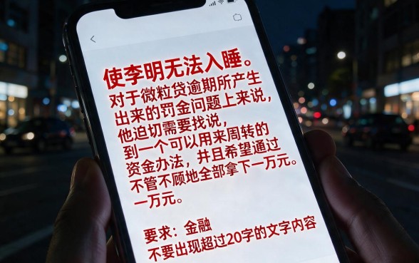 微粒贷逾期收费标准表，陈列五个无视一切包下1万的贷款