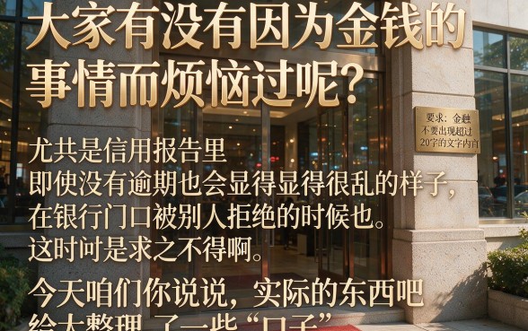 征信记录花了没有逾期可以下款的口子，整理五个无视综合评分不足必下款口子