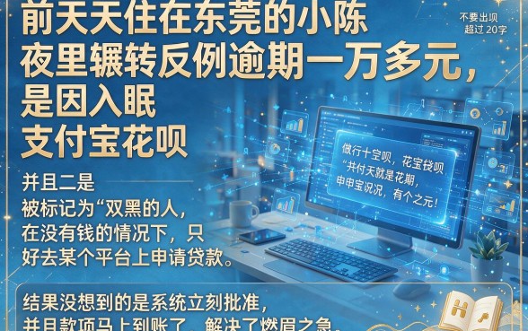 半夜双黑怎么下款的口子,陈列五个支付宝花呗逾期万元快速贷款口子