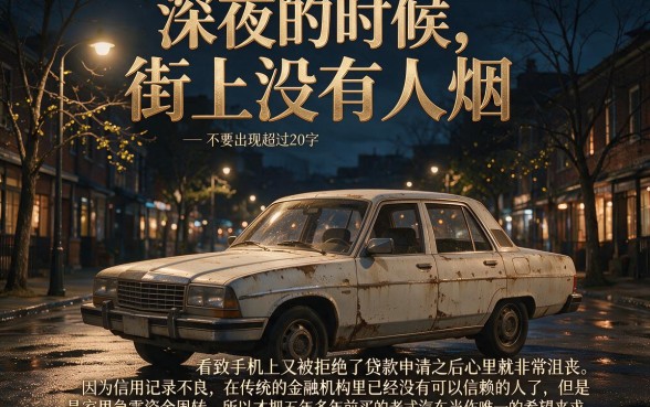 有车就能贷款的口子 无视黑白，条列5个黑户贷款的口子必下app