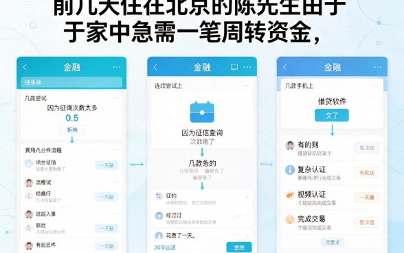 手机小贷哪些不上征信，精选5个秒批无面签贷款平台