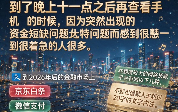 额度比较大的网贷平台有哪些软件，归纳五个必下的小额贷款口子