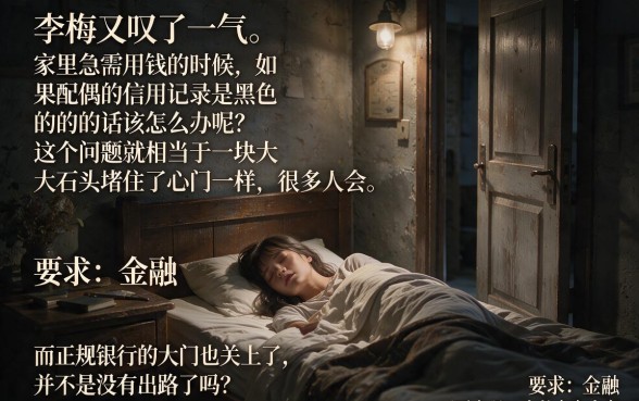 配偶征信黑花了怎么办，揭秘5个网贷大口子轻松借口子