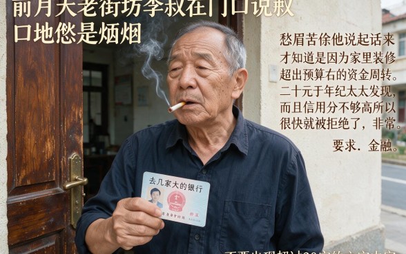 为了借钱 拿着身份证,深入剖析5个无视综合评分不足的网贷