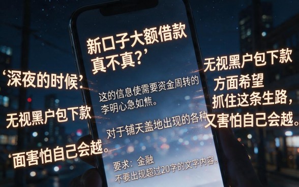 新口子大额借款真实吗，精选五个无视黑户包下款的口子
