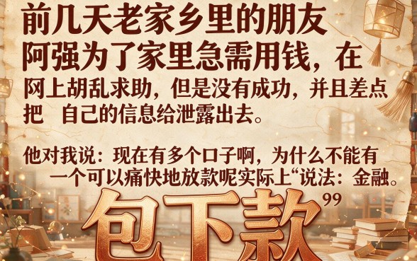 包下款的新口子无视黑白，理出5个正规不看征信的小额贷款软件