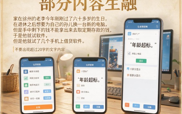 60岁以上可以网贷的app，梳理5个真正无视风控黑白的网贷平台