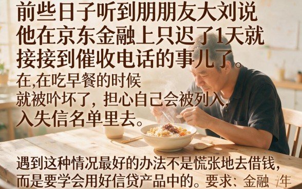 京东金融逾期一天就打电联来了，整合五个网贷黑户必过口子