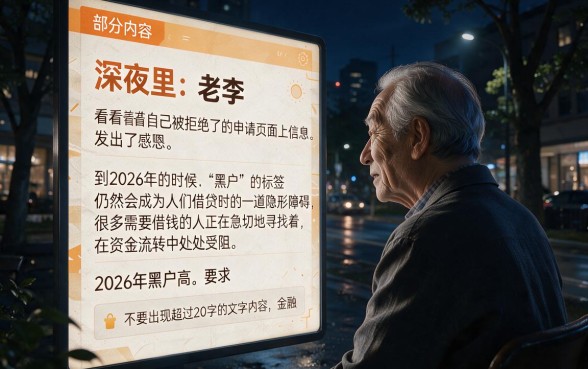 2026黑户高炮口子大全，诚意推荐五个网黑夜间可下款的口子