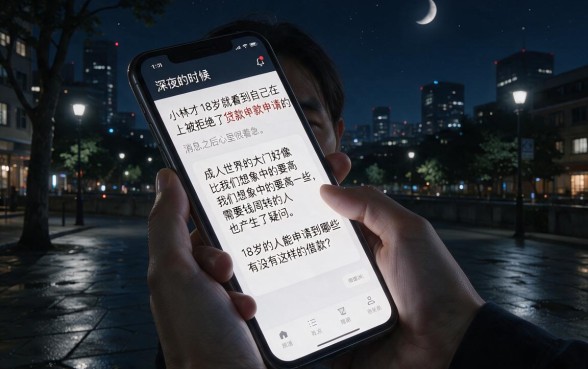十八岁可以申请什么网贷，条列五个不看年龄征信负债的app