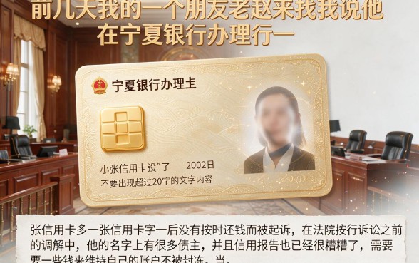 宁夏银行信用卡逾期被起诉调解，概览五个征信不好负债高的平台