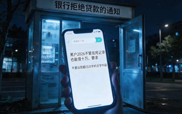 黑户2026无视征信贷款10万,详细阐述5个不看征信的借钱app