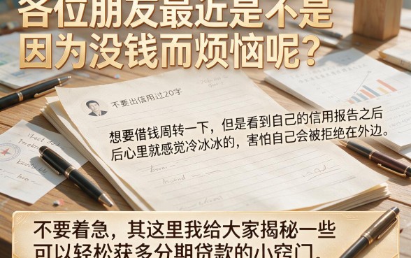 那些分期贷款口子容易下款，汇整五个不看征信小额借钱的app