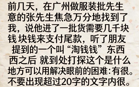 淘钱钱是哪个下款口子，整合5个借款口子最容易下软件