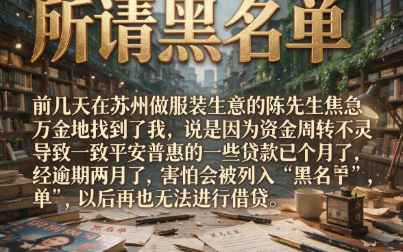 平安普惠逾期了属于黑名单吗，归集5个黑户必下款的口子