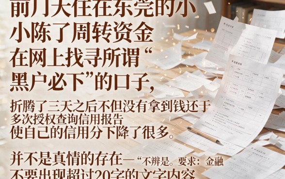 网贷无视黑虎综合评分低的口子，汇总五个网贷大口子轻松借口子