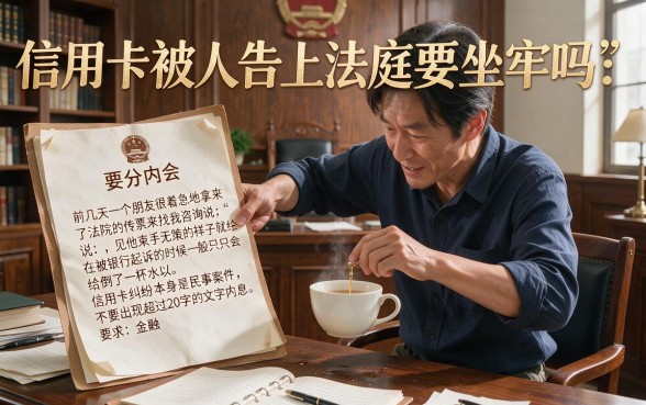 信用卡被起诉是不是坐牢了，归集五个芝麻分负面借款的软件