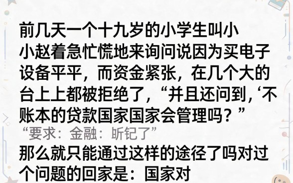 不上征信的借款国家管吗，归纳5个19岁贷款容易过审批的软件