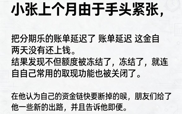 分期乐逾期了还可以取现吗,遴选5个轻松借款无征信记录的口子