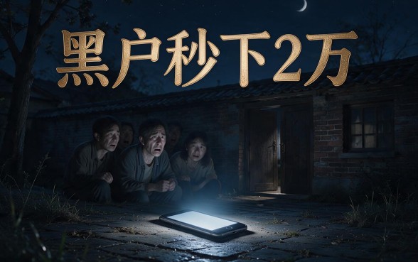 黑户秒下20000的口子，胪列5个黑户贷款必下口子app