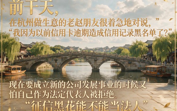 征信黑花了能当公司法人吗，枚举5个信用卡贷款口子好软件