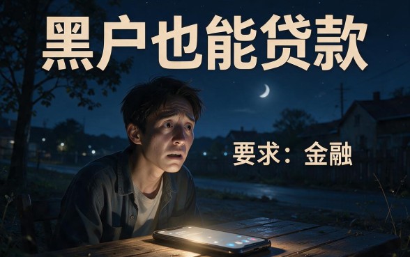 黑户能下款的口子真的能下款吗，汇总五个网贷黑户必过app