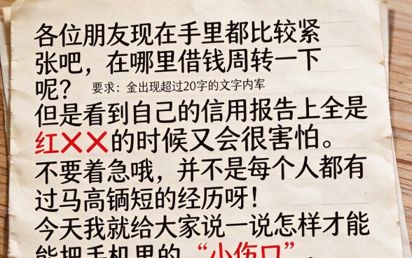如何清理手机下方的几个小口子，枚举5个黑征信也能贷款的网贷app