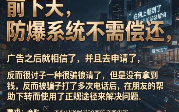 黑花口子防爆系统不用还，胪列五个值得信赖的借贷平台