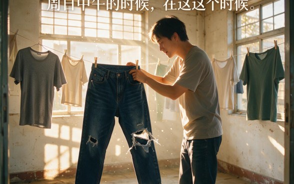 牛仔裤上有一个口子怎么弄下来的，梳理五个花户3000秒下款app