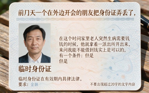 临时身份证能办理贷款嘛，筛选5个不看综合评分的网贷百分百下款口子
